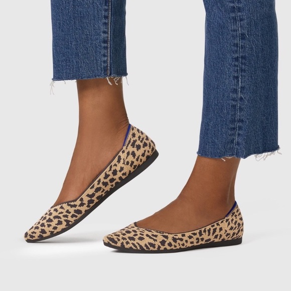 Rothy's Shoes - Rothy’s The Point Leopard Spot Animal Print Flats